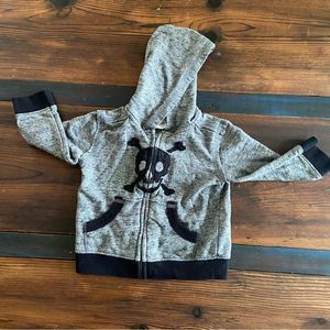 Amy Coe Skull Zip up Hoodie